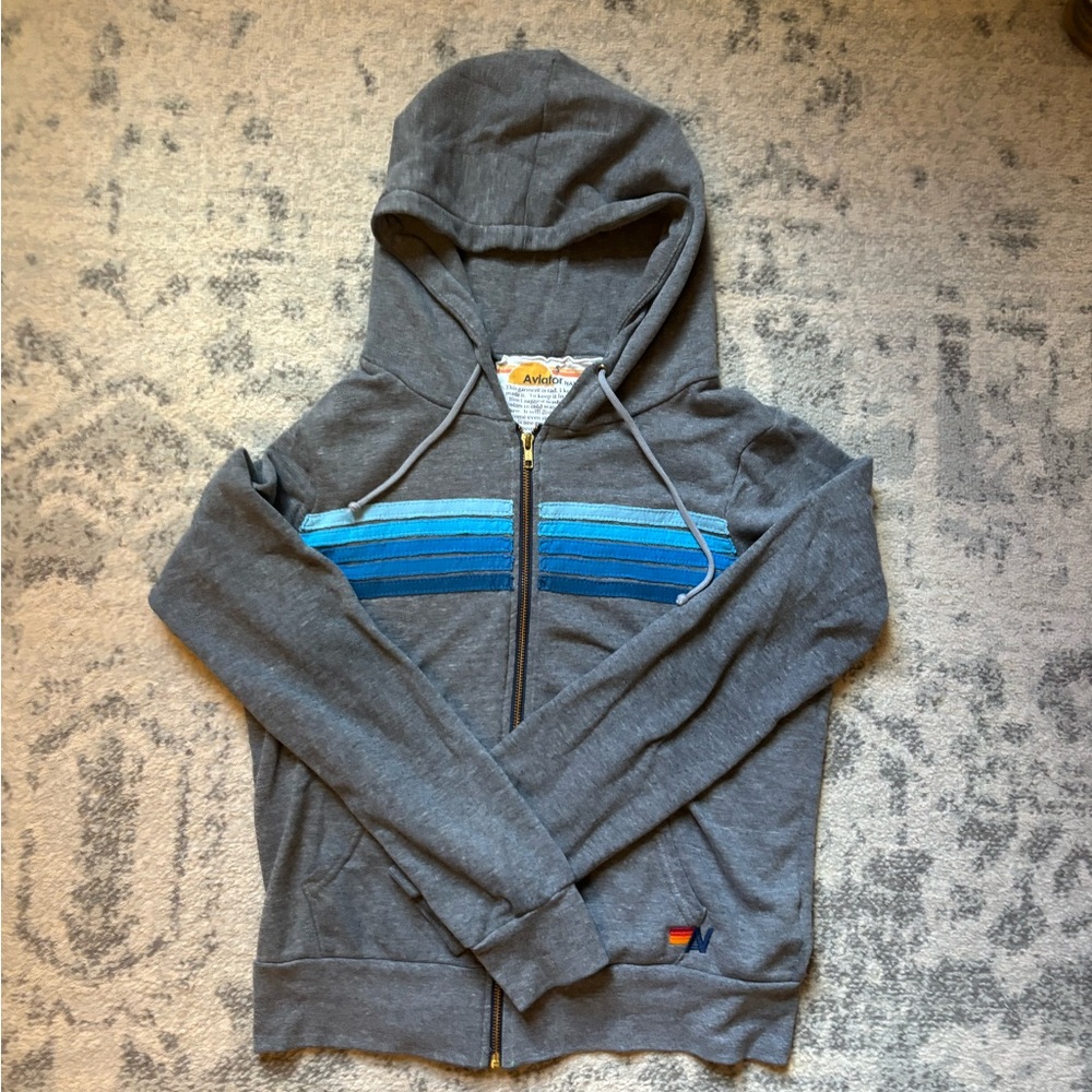 aviator nation zip up